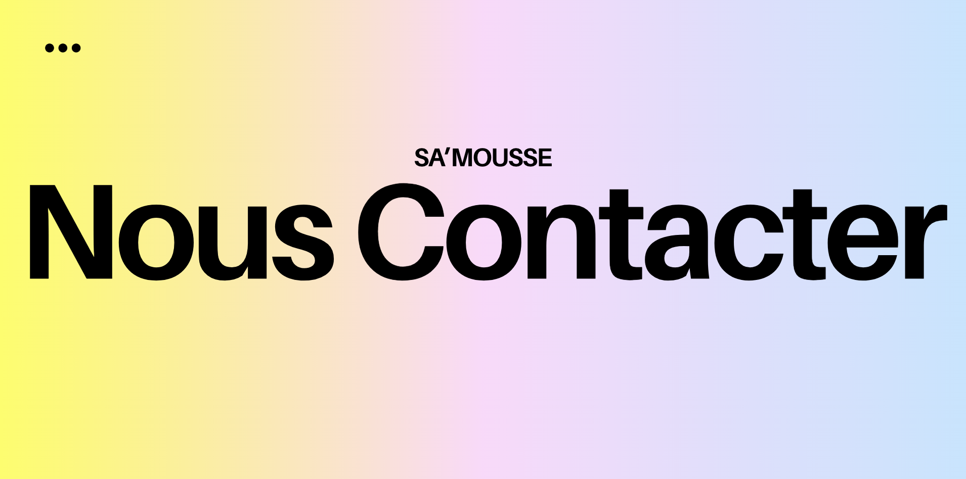 PRENDRE CONTACT